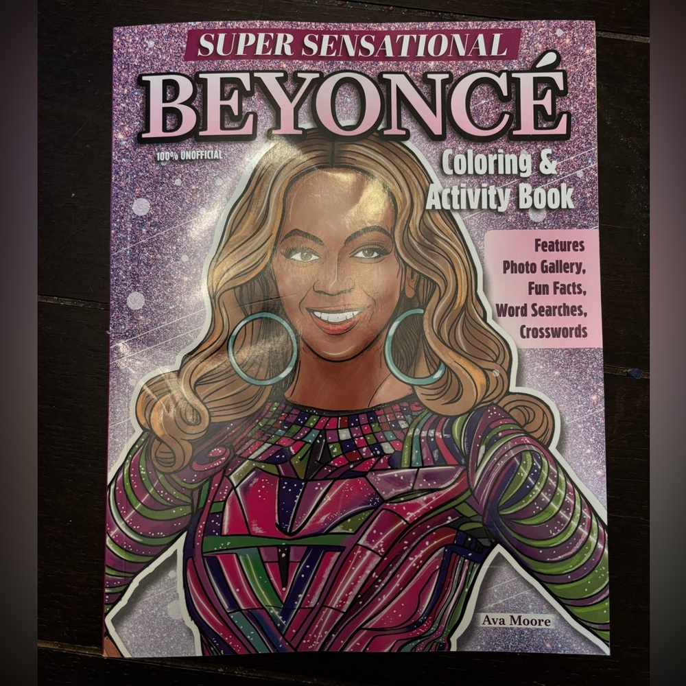 Beyonce Super Sensational Color Activity Book games black king travel kids gifts